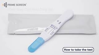 Prime Screen  Oral Swab Drug Test  Instruction [upl. by Kinch]