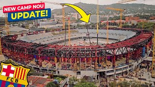 NEW Camp Nou Construction Update 16 September 2024 [upl. by Eilyac959]