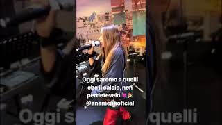 Ana Mena feat Fred De Palma  D’Estate Non Vale  Soundcheck  Milan 071018 [upl. by Ahsoem]