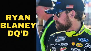 Ryan Blaney Disqualified After 6th Place Finish at Las Vegas [upl. by Wiencke]