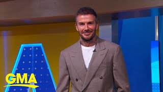 David Beckham talks new docuseries Beckham [upl. by Htrahddis674]