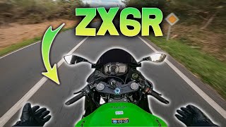 Essai du ZX6R 2020 😮‍💨 136ch lengin [upl. by Hailahk]