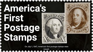 Americas First Postage Stamps [upl. by Adoh957]