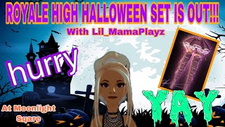 ROYALE HIGH GOTHICUTIE HALLOWEEN SET BY iiFerplays amp ixchoco IS OUT IN MOONLIGHT SQUARE [upl. by Ajad622]