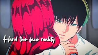 「AMV」 Hard 2 face reality 来世は他人がいい [upl. by Atiuqin]