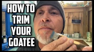 HOW TO TRIM A GOATEE [upl. by Krawczyk]