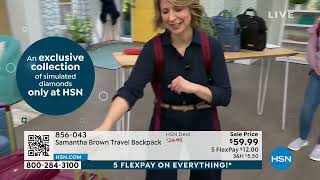 Samantha Brown Travel Backpack [upl. by Debi383]