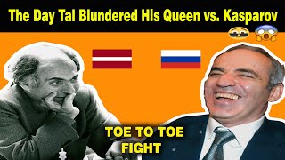 The Day Tal Blundered His Queen vs Kasparov Tal vs kasparov [upl. by Silirama630]