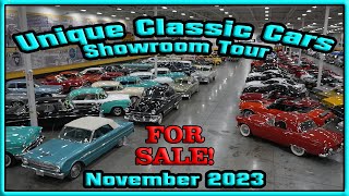 207 CARS amp TRUCKS  For Sale  Unique Classic Cars Lot Walk  November 2023  Car Show [upl. by Sloane118]