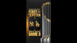 World Series Dodgers at Yankees FirstPitch  FOX SPORTS [upl. by Alrac]