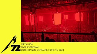 Metallica  Enter Sandman Live Copenhagen Denmark 16062024 4K [upl. by Nitsrek]