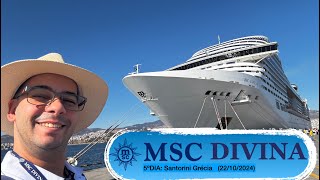 MSC DIVINA Santorini Grecia 221024 Ep5 [upl. by Arakahs828]