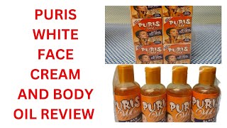 PURIS WHITE FACE CREAM REVIEW [upl. by Lenoj806]