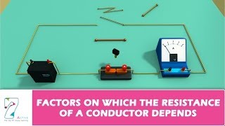 Factors On Which The Resistance Of A Conductor Depends [upl. by Marriott]