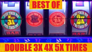 JACKPOT HANDPAY BIG WINS BEST OF DOUBLE 3X 4X 5X TIMES PAY [upl. by Yawnoc]