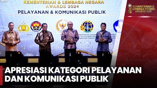 Penerima Penghargaan Apresiasi Kategori Pelayanan dan Komunikasi Publik  Kementerian Award 2024 [upl. by Alliuqet]