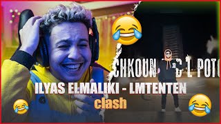 ILYAS ELMALIKI  LMTENTEN Reaction  CLASH [upl. by Eiralam927]