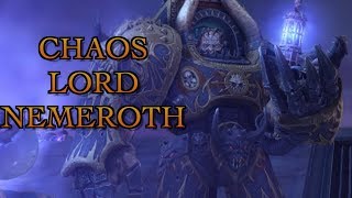 40 Facts amp Lore on Chaos Lord Nemeroth Warhammer 40k [upl. by Steele179]