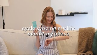 cycle syncing in my ovulatory phase  fertility awareness method when are we having kids [upl. by Atinel]