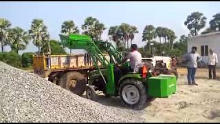 FRONT END LOADER  Mini Tractor Loader  9966 86 9990  Agri Implements [upl. by Nilesoj]