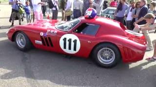 Ferrari 250 GTO 64 vs 3 Cobras and 3 Shelby Cobra Daytona coupes at Zandvoort [upl. by Pich]