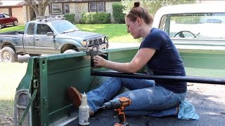 First Time Welding  Plywood Rack for Truck Bed [upl. by Kilam367]