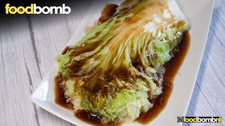 288 Chinese Kool met Oestersaus  Snel en ontzettend lekker  Japans eten  Foodbomb [upl. by Yelkrab]