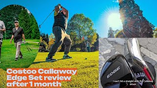 Costco Callaway Edge Set Review AFTER 1 month [upl. by Bowles835]