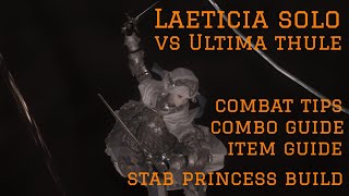 STAR OCEAN THE DIVINE FORCE Laeticia solo vs Ultima Thule [upl. by Einaeg]