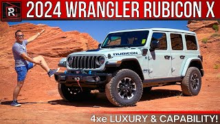 The 2024 Jeep Wrangler Rubicon X Brings Luxury amp Capability To Open Air Freedom [upl. by Anitan]