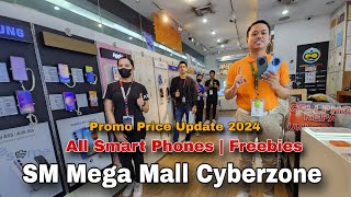 Promo Price Update 2024  SM Mega Mall Cyberzone  All Smartphones  iPhone  Samsung  Xiaomi [upl. by Arin]