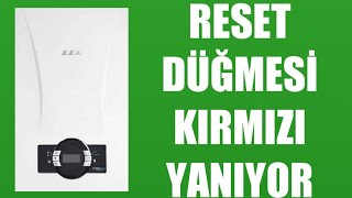 Eca Kombi Reset Düğmesi Kırmızı Yanıyor Sorunu Çözümü [upl. by Henricks396]