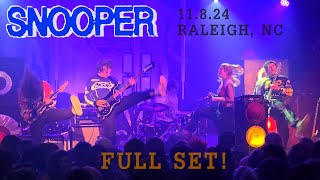 SNOOPER  Live  Nov 8th 2024  Raleigh NC  FULL SET [upl. by Froh]