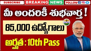 10th అర్హత తో 85000 ఉద్యోగాలు 🔥  Railway Group D Notification 2024  Latest Govt jobs in Telugu [upl. by Aneleve]