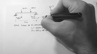 P H Y S I C S W I T H A P E N  Statics  Deflection of symmetrically loaded simple beams [upl. by Okihcas]