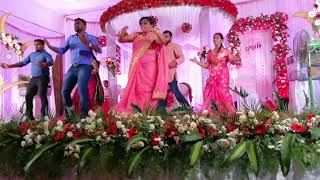 Jimikki kammal by Family  Ashley amp Philo Wedding Reception Thoothukudi [upl. by Lounge512]