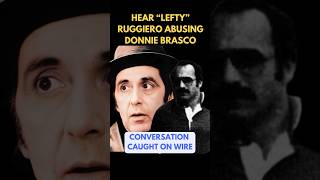 LEFTY RUGGIERO abusing DONNIE BRASCO on authentic video joepistone donniebrasco [upl. by Huai749]