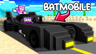 Driving the BATMOBILE in Minecraft [upl. by Vocaay476]