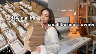 STUDIO VLOG 📦 a day in a life as a small business owner packing orders shoplife update [upl. by Ainelec]