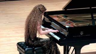 Asiya Korepanova plays Rachmaninoff Sonata No1 mov 1 [upl. by Aivekal]