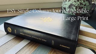 ESV Single Column Journaling Bible Large Print [upl. by Nytsua]