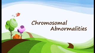 Chromosomal Abnormalities [upl. by Kcirnek]