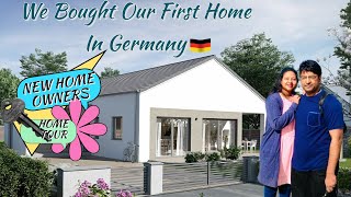 WE BOUGHT A HOUSE First home in Germany HomeTour House in typical German Town bucket listtick🧿🪬 [upl. by Bravar]