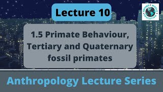 15 Primate Behaviour  Tertiary and Quaternary fossil Primates  Anthropology  Paper 1  UPSC [upl. by Sire]