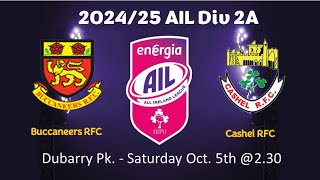 Buccs Vs Cashel  Oct 2024 [upl. by Ule]