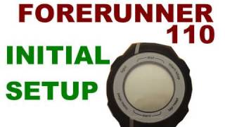 Garmin Forerunner 110  Initial Setup  Getting Started  Update Firmware [upl. by Eanar777]