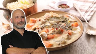 La blanquette de veau  Facile et très onctueuse [upl. by Linea]