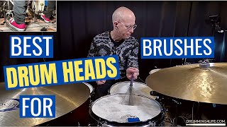 The Best Brushes Drum Heads [upl. by Hanover74]