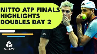 KyrgiosKokkinakis amp Mektic amp Pavic Feature  Nitto ATP Finals 2022 Doubles Highlights Day 2 [upl. by Ahsilif]