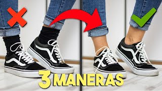 Cómo ponerse los CALCETINES para que NO se VEAN 👟✅ 3 Maneras de ESCONDER las CALCETAS [upl. by Epoh]